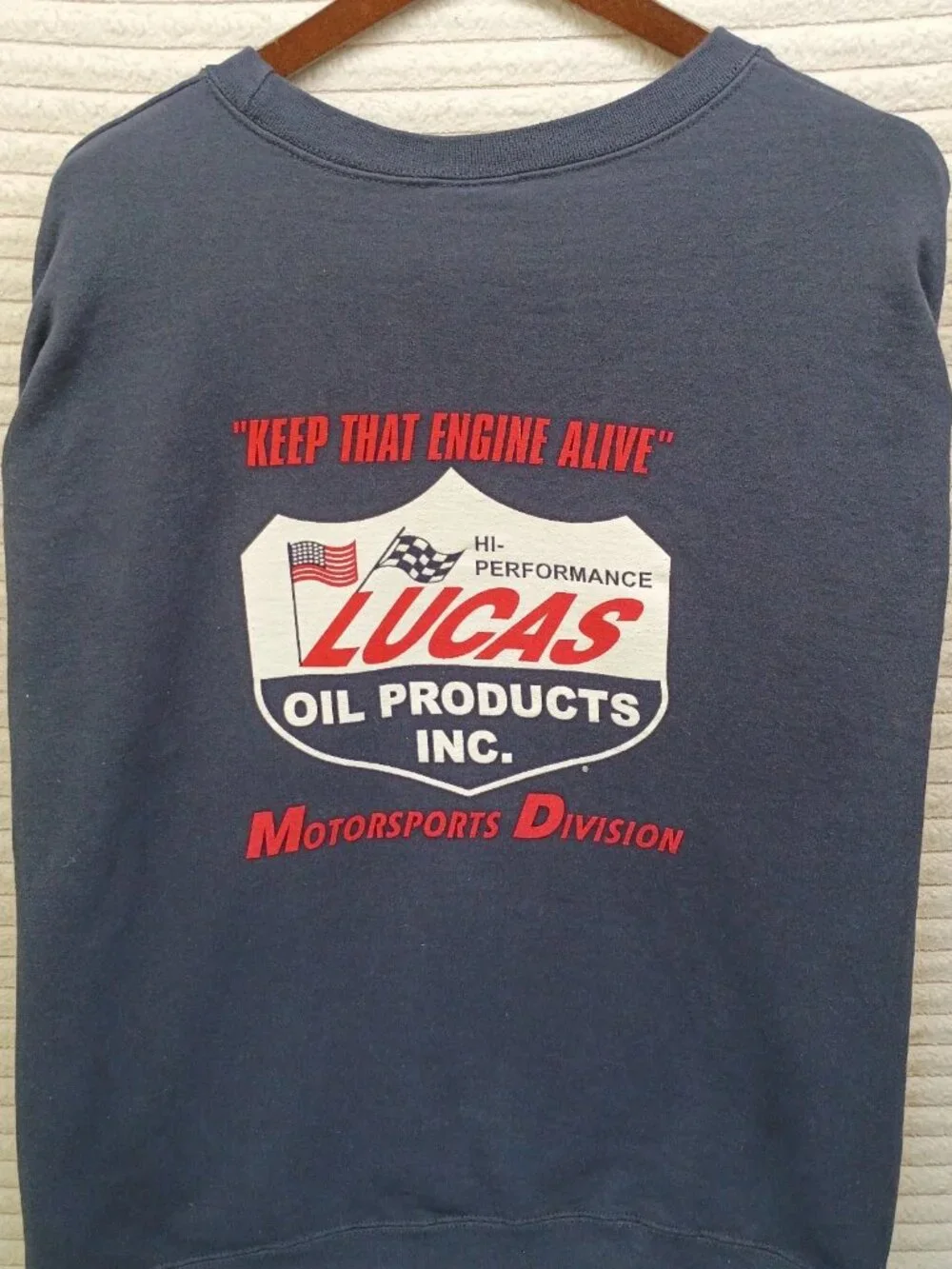 Hanes Beefy lucas oil